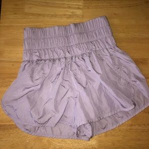 FPMOVEMENT THE WAY HOME SHORTS - LAVENDER SIZS SMALL - FREE PEOPLE